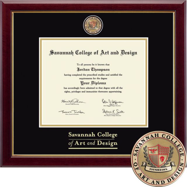 Savannah College of Art and Design 10 x 12.5 in. Diploma Frame