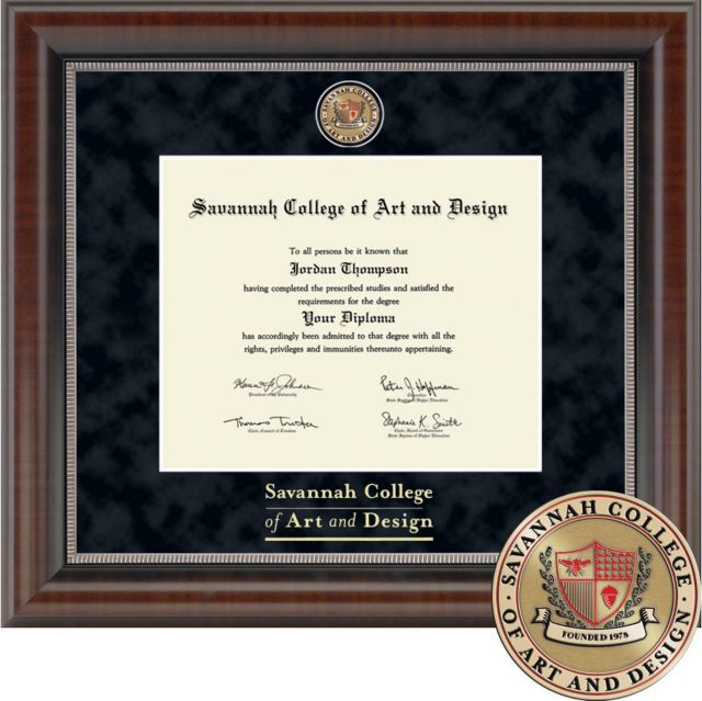 Savannah College of Art and Design 10 x 12.5 in. Diploma Frame