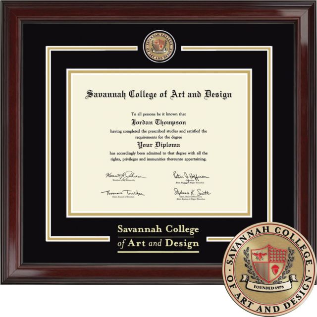 Savannah College of Art and Design 10 x 12.5 in. Diploma Frame