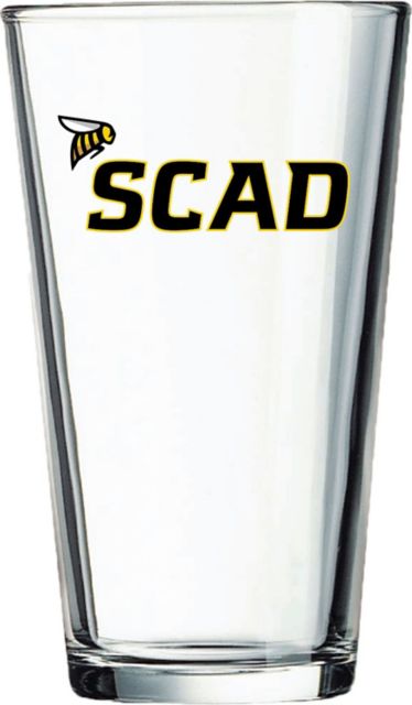 Savannah College of Art and Design 16 oz. Glass