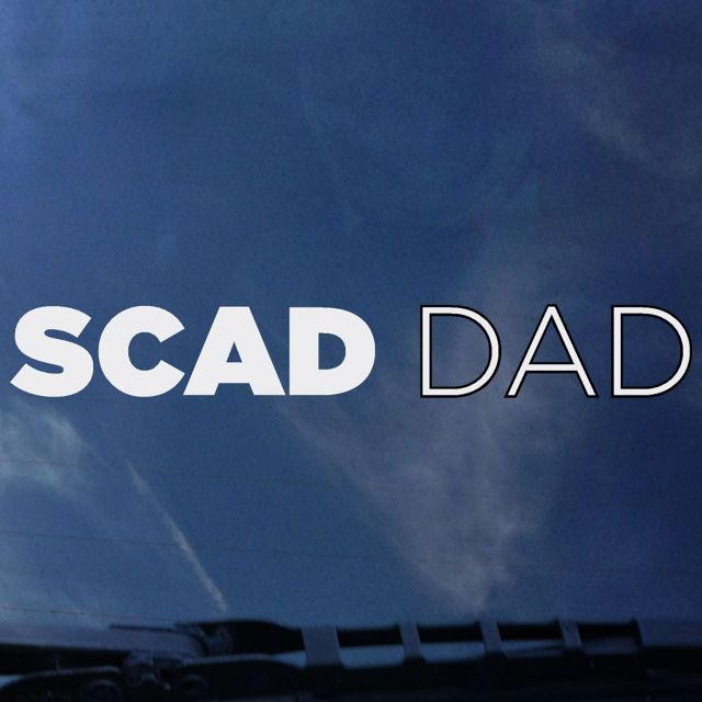 Savannah College of Art and Design Dad Decal Strip