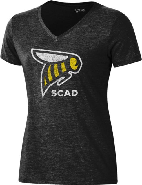 Savannah College of Art and Design Bees Women's V-Neck Short Sleeve T-Shirt