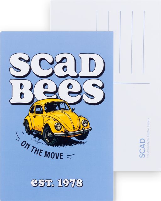Savannah College of Art and Design Punch Buggy Postcard