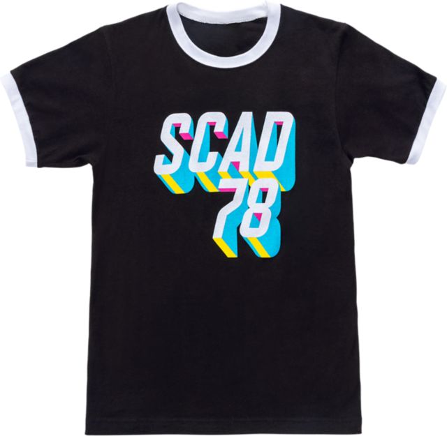 Savannah College of Art and Design Ringer Short Sleeve T-Shirt