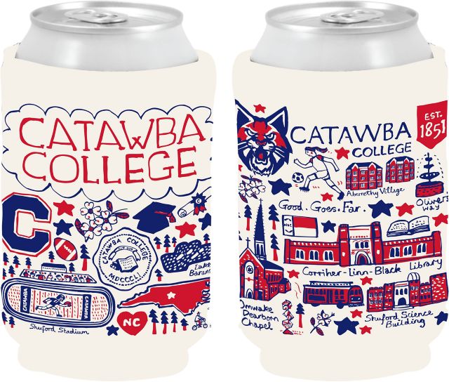 Catawba College Julia Gash Can Coozie