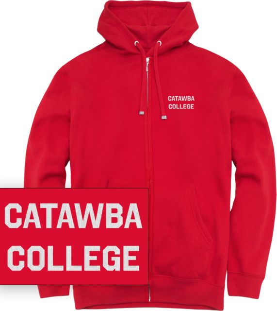 Catawba College Chainstitch Full Zip Hooded Sweatshirt