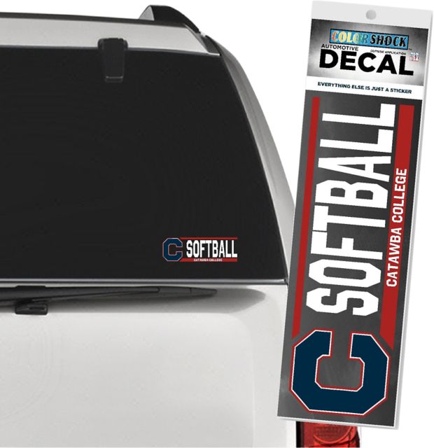 Catawba College Indians Softball Decal