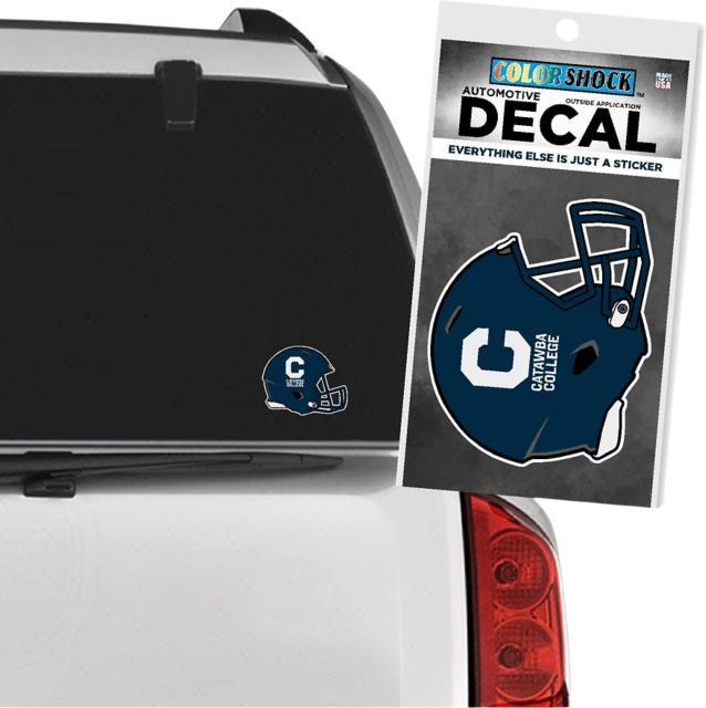 Catawba College Football Helmet Decal