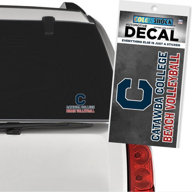 Catawba College Beach Volleyball Decal