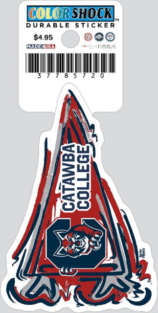Catawba College Indians Durable Sticker