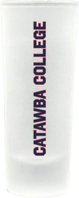 Catawba College Frosted Collector's Glass
