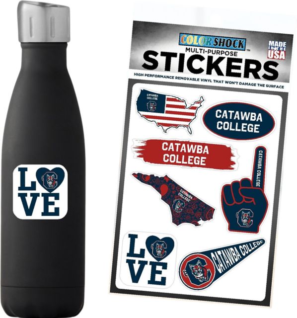 Catawba College 7.5'' x 7.5'' Sticker Sheet