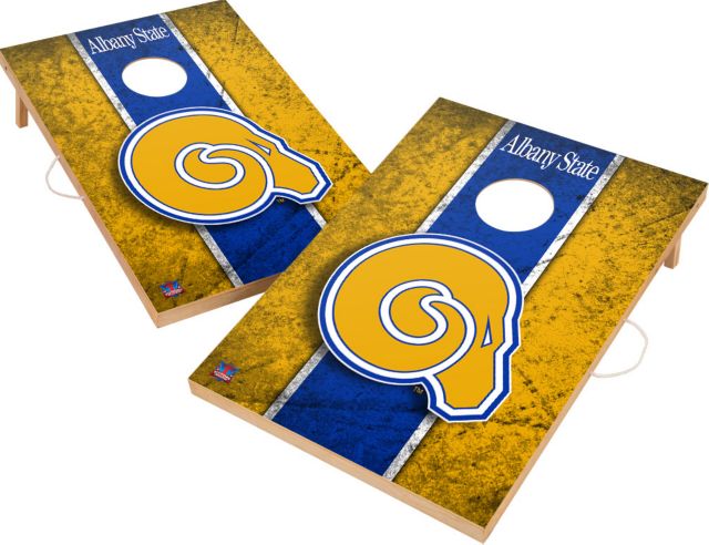 Albany State Golden Rams Regulation Cornhole Game Set Vintage Version -  ONLINE ONLY: Albany State University