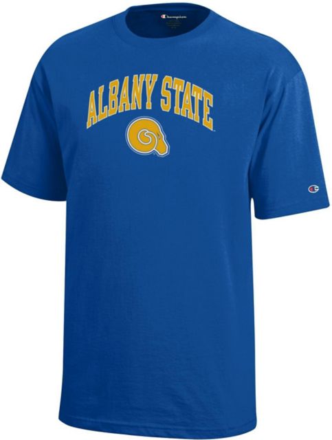 Albany State Rams ASU Original Dripping Football Helmet White T