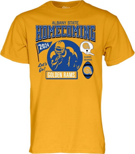 Albany State University Golden Rams Football 2024 Homecoming Short Sleeve T-Shirt