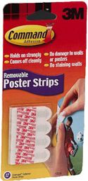 POSTR STRIPS ADHESIVE 3M
