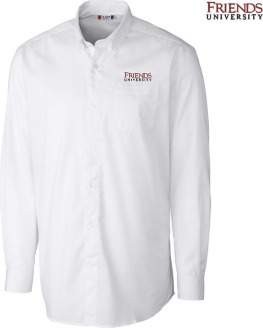 Friends University Long Sleeve Avesta Stain Resistant Twill Shirt
