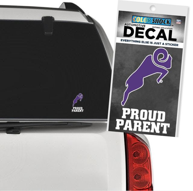 Cornell College Rams Proud Parent Decal