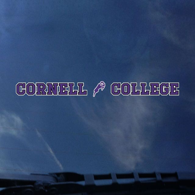 Cornell College Rams Strip Decal