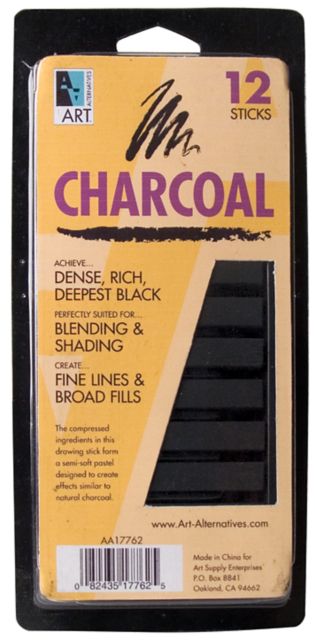 Charcoal Drawing Stick 12/Pack