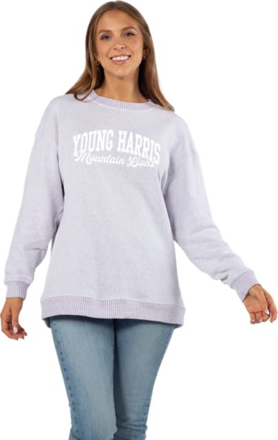 Young Harris College Mountain Lions Women's Warmup Crewneck Sweatshirt
