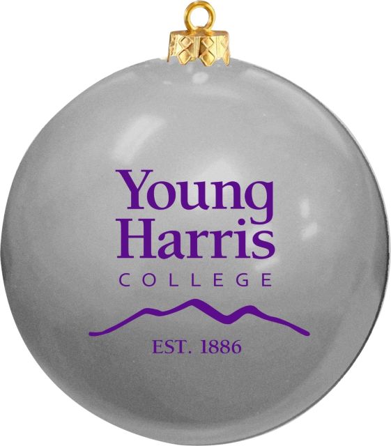 Young Harris College Shatterproof Round Ornament