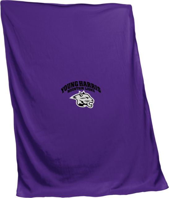 Young Harris College 84x54 Mountain Lions Blanket