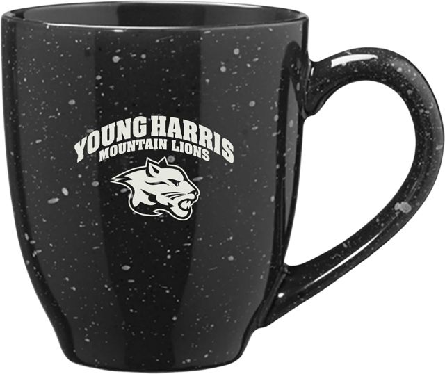 Young Harris College Mountain Lions 16oz Speckled Bistro Mug