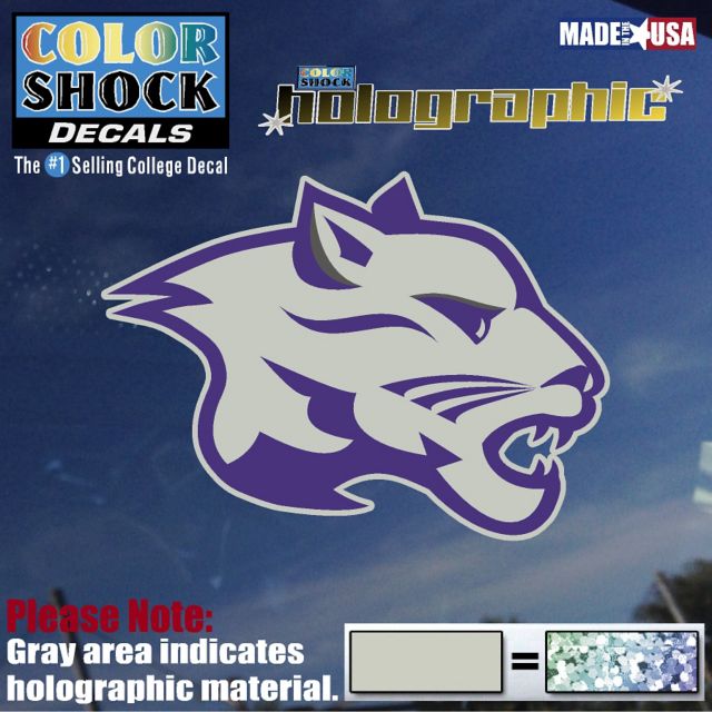 Young Harris College Mountain Lions Hologram Decal