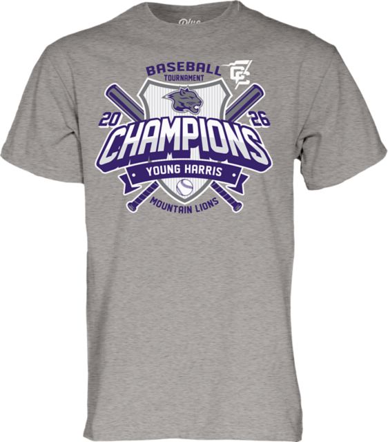 Young Harris College Baseball 2026 Conference Champions Short Sleeve T-Shirt