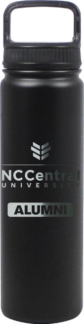 24 oz Matte Black Stainless Steel Water Bottle Alumni