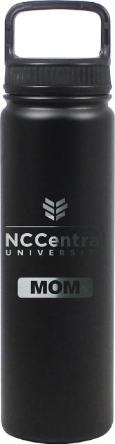 24 oz Matte Black Stainless Steel Water Bottle Mom