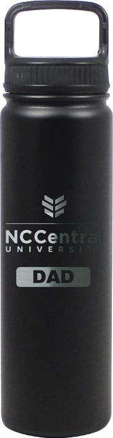 24 oz Matte Black Stainless Steel Water Bottle Dad