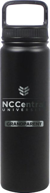 24 oz Matte Black Stainless Steel Water Bottle Grandparent