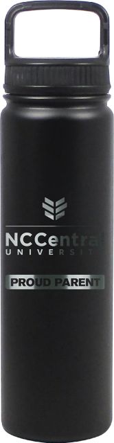 24 oz Matte Black Stainless Steel Water Bottle Proud Parent