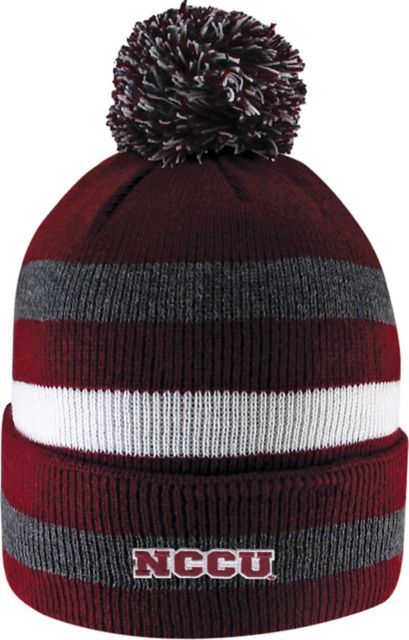 North Carolina Central University Knit Cuff Pom Hat