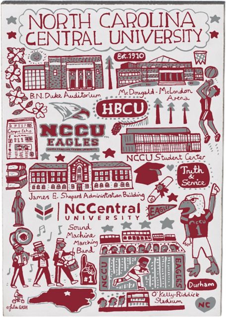 North Carolina Central University Julia Gash Jumbo Magnet
