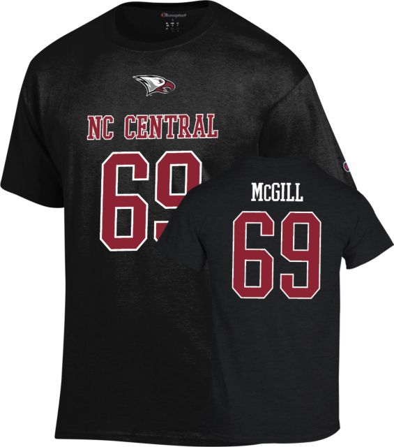 North Carolina Central Football T Shirt McGill - 69 - ONLINE ONLY