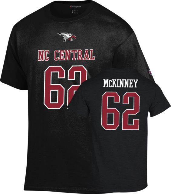North Carolina Central Football T Shirt McKinney - 62 - ONLINE ONLY