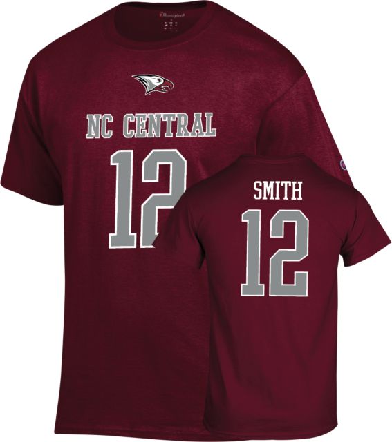 North Carolina Central Football T Shirt Smith - 12 - ONLINE ONLY