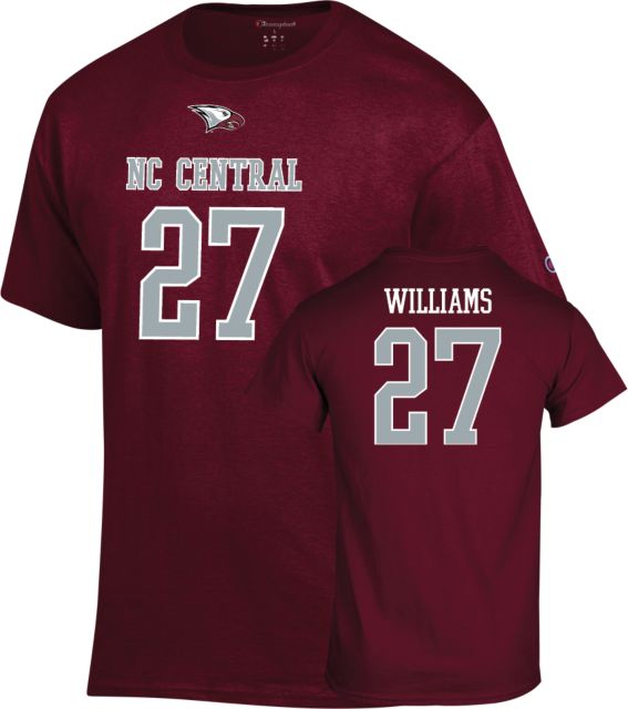 North Carolina Central Football T Shirt Williams - 27 - ONLINE ONLY