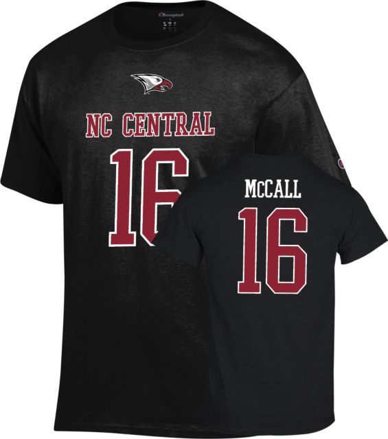 North Carolina Central Football T Shirt Mccall - 16 - ONLINE ONLY