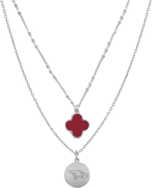 North Carolina Central University Clover Necklace