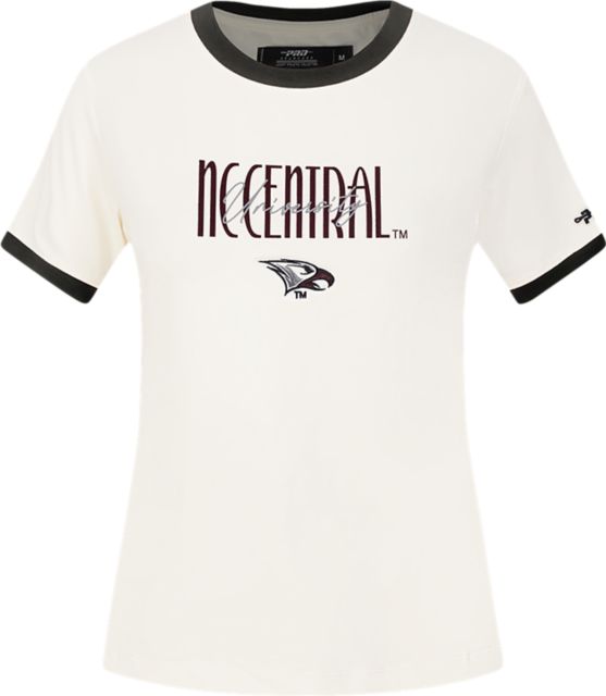 North Carolina Central University OG Player Women's Ringer Short Sleeve T-Shirt