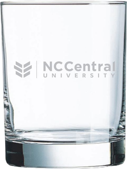 North Carolina Central University 14 oz. Double Old Fashioned Glass
