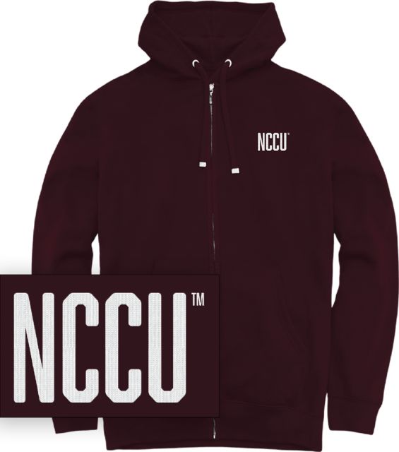 North Carolina Central University Chainstitch Full Zip Hooded Sweatshirt