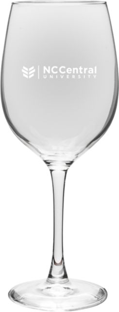 North Carolina Central University 16 oz. Wine Glass