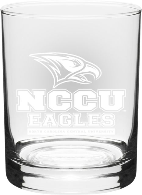 North Carolina Central University 14 oz. Double Old Fashioned Glass
