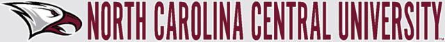 North Carolina Central University Strip Decal
