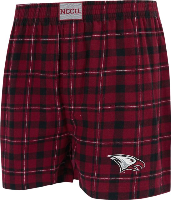 North Carolina Central University Eagles Flannel Boxers
